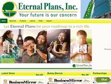 Tablet Screenshot of eternalplans.net.ph